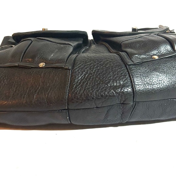 Carla Mancini black Leather Shoulder Bag - Picture 3 of 7